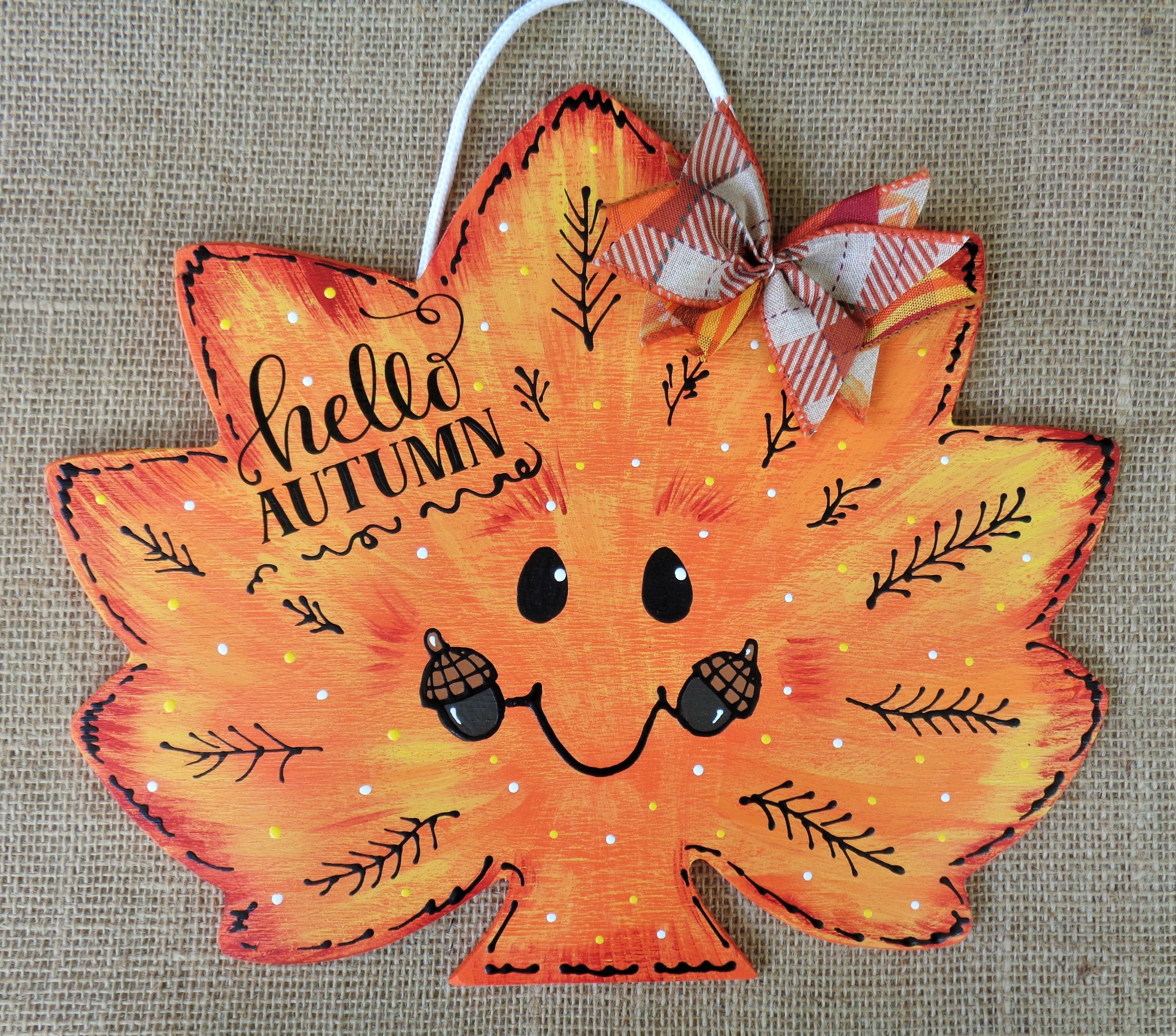 Fall Acorn Holiday Decor Country Wood Crafts