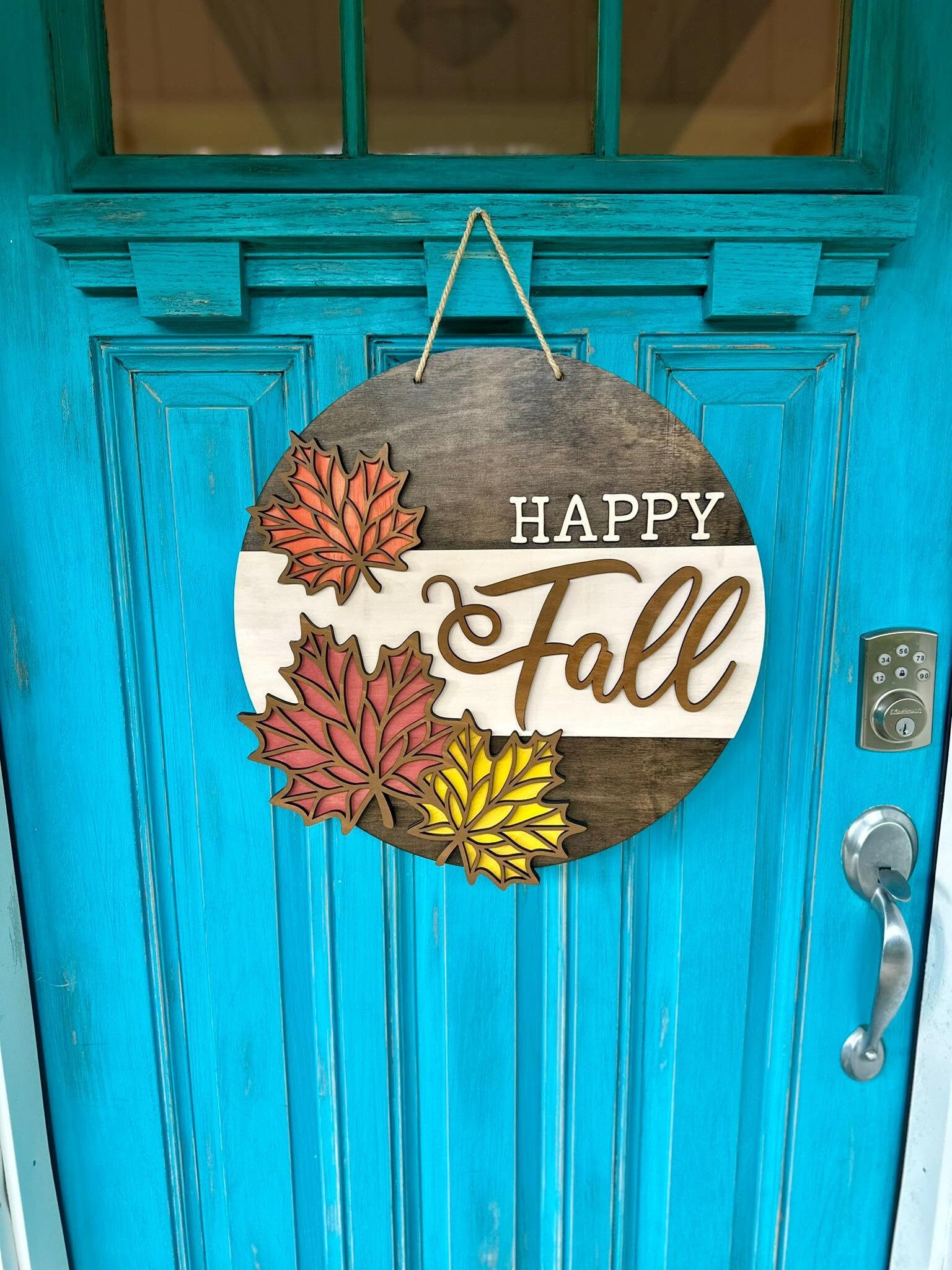 Happy Fall Door Hanger - Welcome Door Hanger