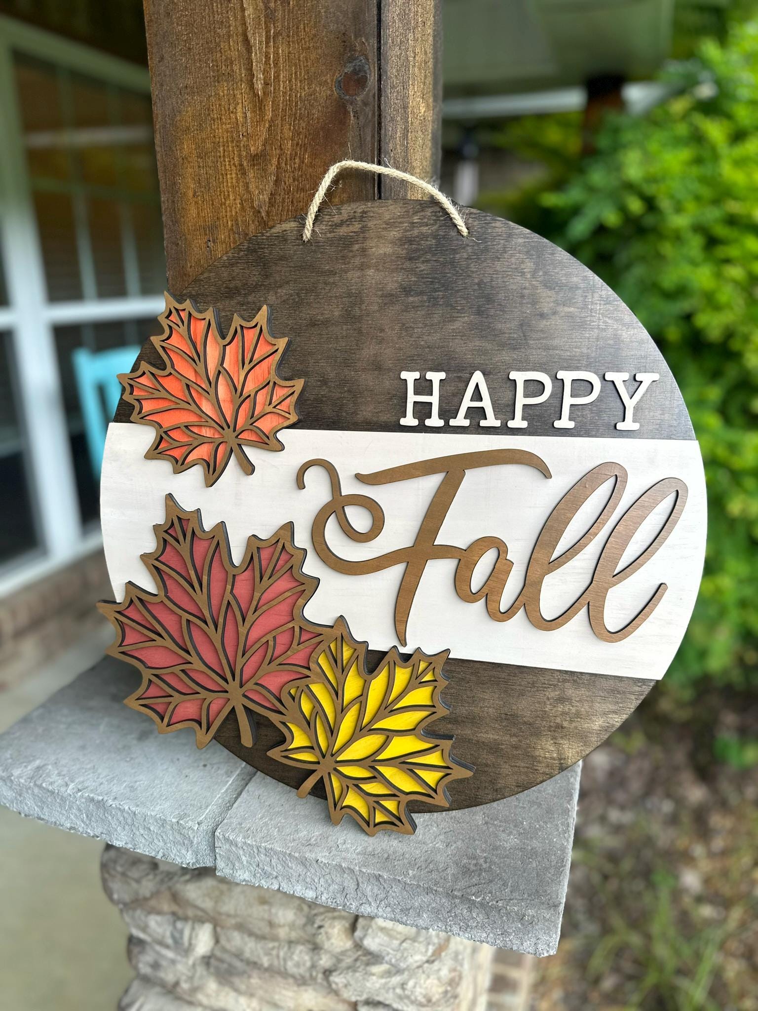 Happy Fall Door Hanger - Welcome Door Hanger