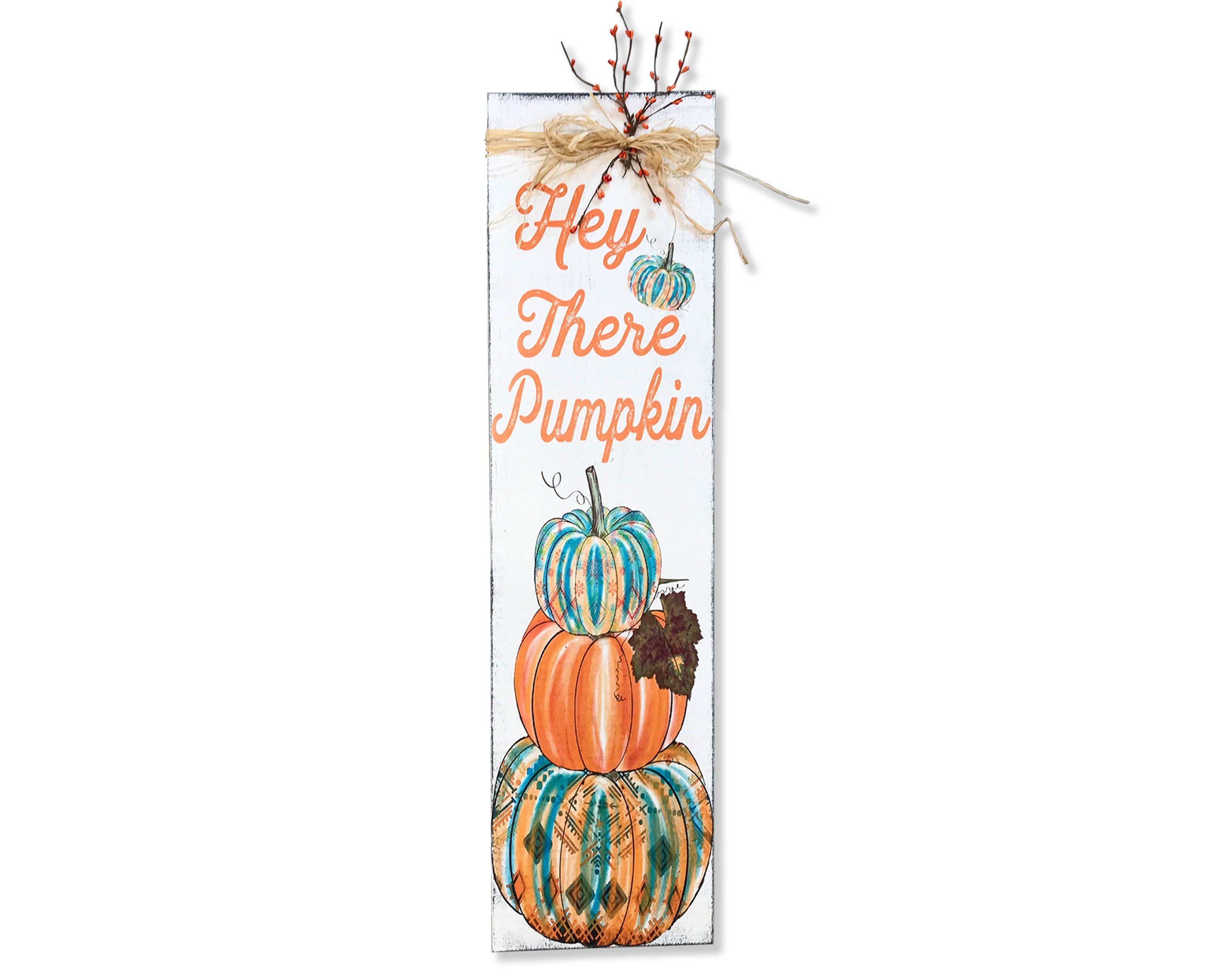 Hey There Pumpkin - Fall Porch Sign