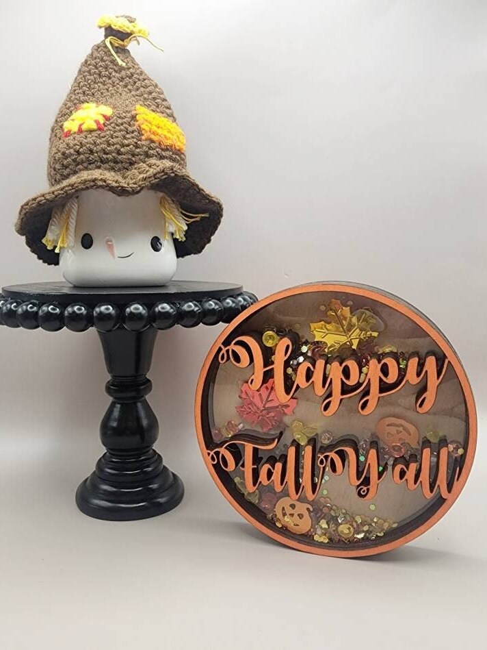 Fall Shaker Sign - Autumn Tiered Tray Décor