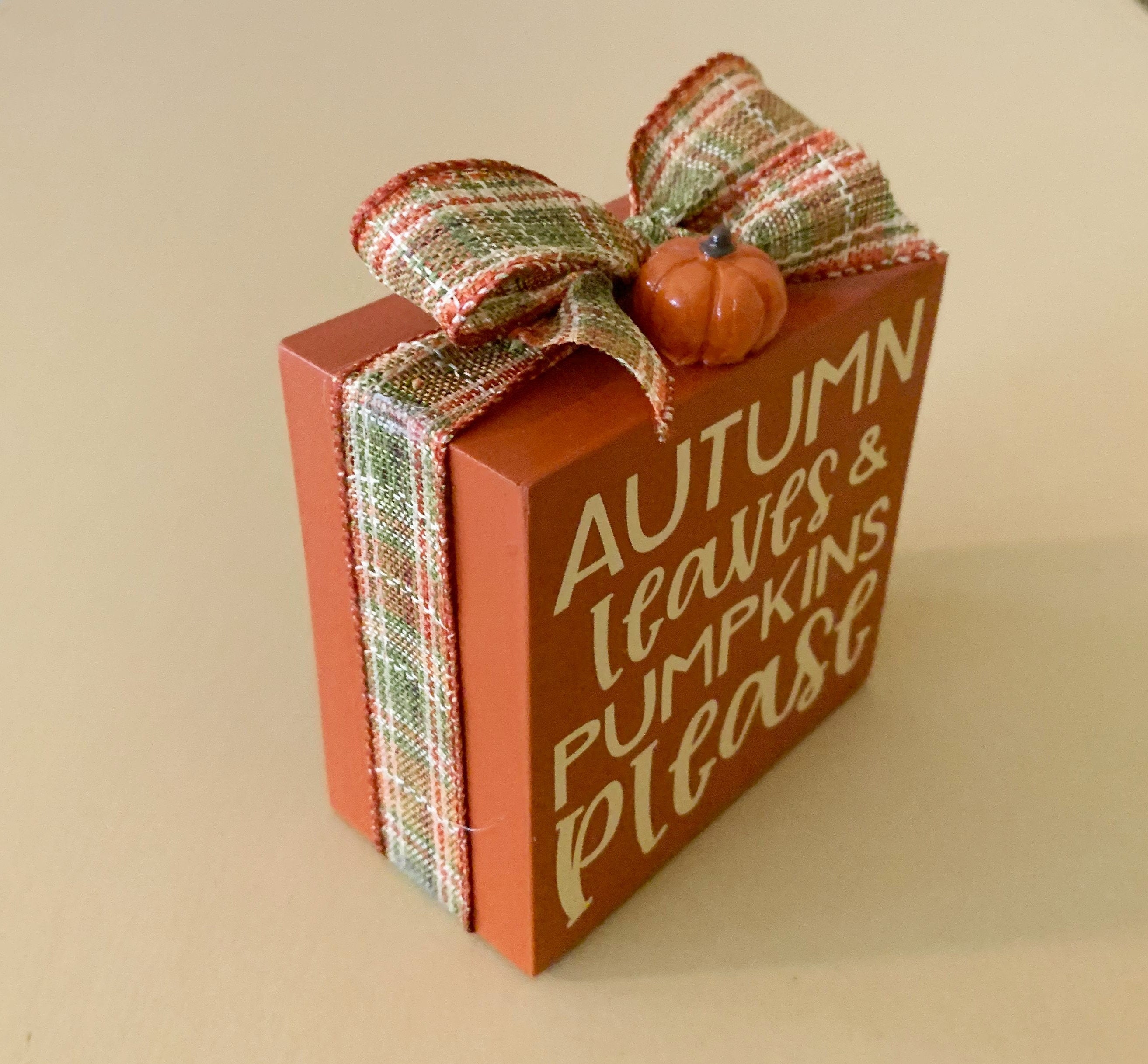 Autumn Leaves and Pumpkins Please