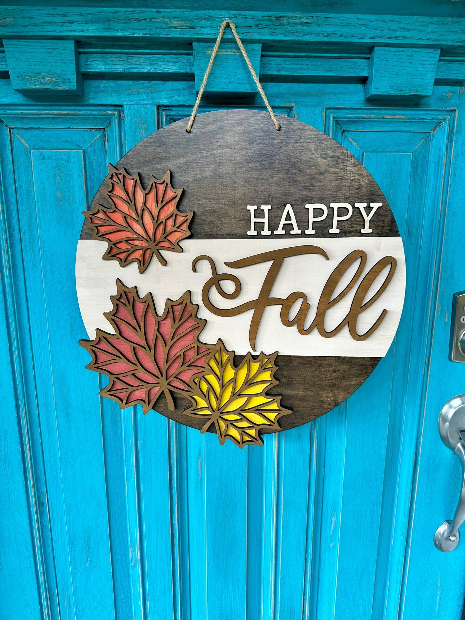 Happy Fall Door Hanger - Welcome Door Hanger