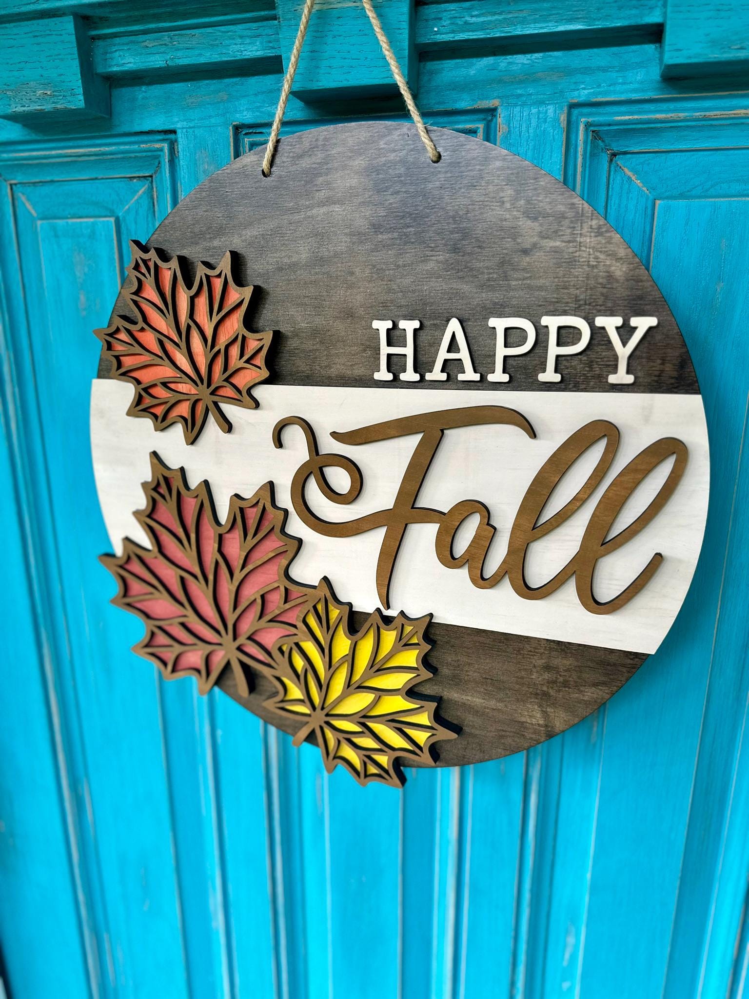 Happy Fall Door Hanger - Welcome Door Hanger
