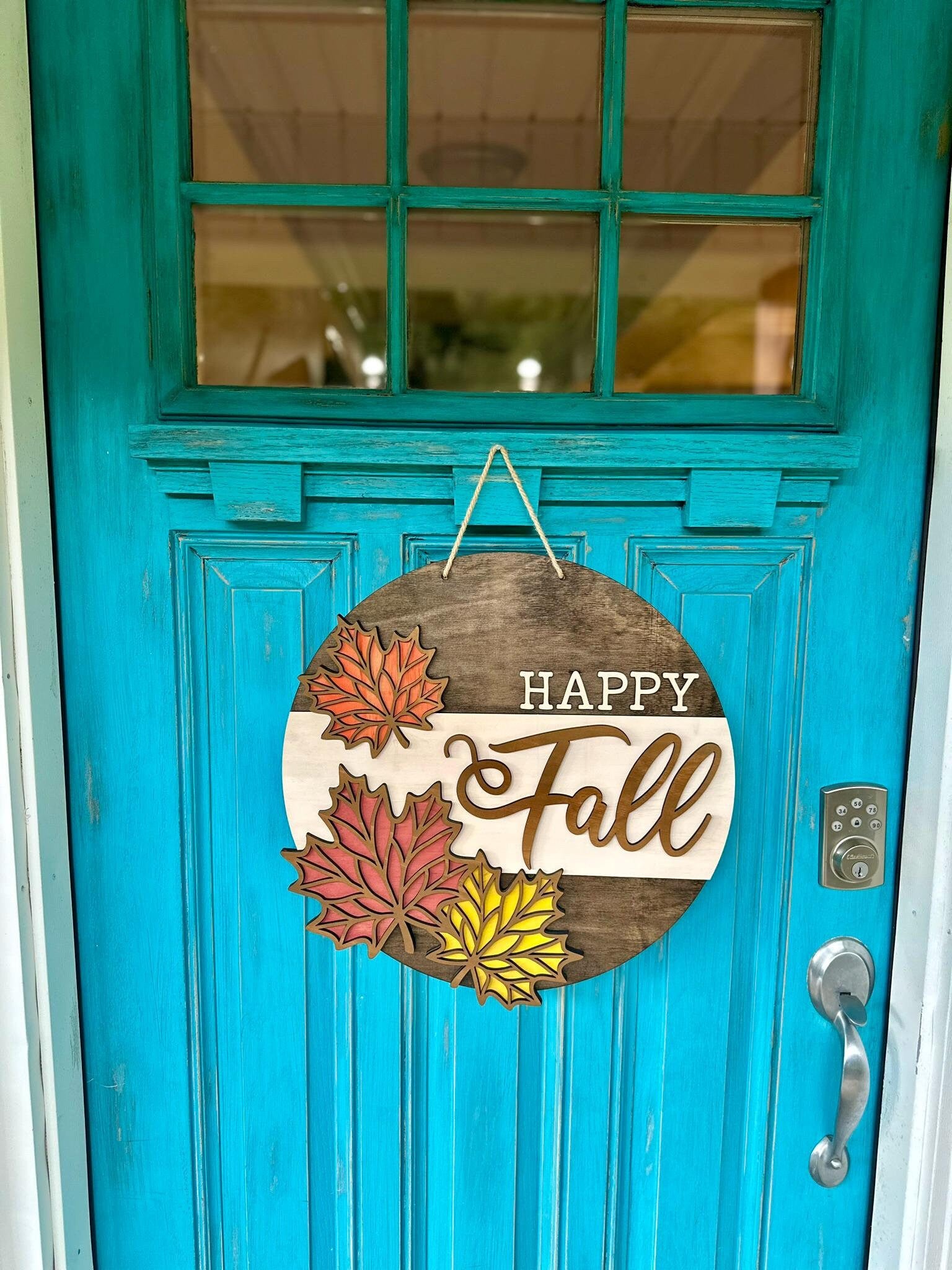 Happy Fall Door Hanger - Welcome Door Hanger
